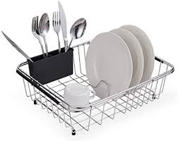 Ships free orders over $39. Expandable Dish Drying Rack 304 Stainless Steel Over Sink Dish Drainer Dish Rack In Sink Or On Counter With Utensil Drying Rack Rustproof Medium Buy Online In United Arab Emirates At Desertcart Ae