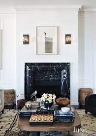 Home decor inspiration, free downloads, and more, straight to your inbox. Transitional White Living Room With Black Marble Fireplace House Interior Home Decor Styles Home Decor