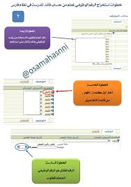 مرحبا بك فى نظام ابن الهيثم للدراسات العليا. Ø®Ø·ÙˆØ§Øª Ø§Ø³ØªØ®Ø±Ø§Ø¬ Ø§Ù„Ø±Ù‚Ù… Ø§Ù„ÙˆØ¸ÙŠÙÙŠ Ù„Ù„Ù…Ø¹Ù„Ù… Ù…Ù† Ø­Ø³Ø§Ø¨ Ù‚Ø§Ø¦Ø¯ Ø§Ù„Ù…Ø¯Ø±Ø³Ø© ÙÙŠ Ù†Ø¸Ø§Ù… ÙØ§Ø±Ø³ Ø§Ù„Ø¯ÙØªØ± Wordpress