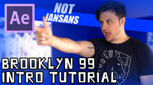 After effects ile i̇ntro yapım derslerine devam ediyoruz. Adobe After Effects Tutorial Brooklyn 99 Intro Youtube