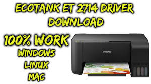 It's remarkably portable so you shouldn't have many issues suitable for it in your dormitory and it has great deals of connection alternatives. Ecotank Et 2714 Driver Download Youtube