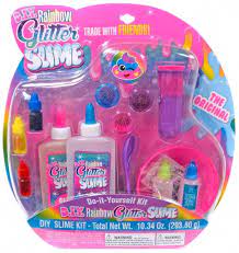 Diy Rainbow Glitter Slime Kit Pre Order Ships December Glitterfashion Devuelta Glitter Slime Slime Kit Slime Making Kit