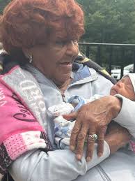 Enhancing low-quality kids camera photos of grandmother