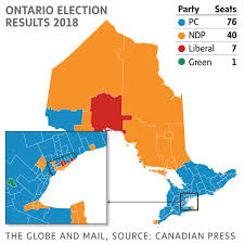 Elections canada is headed by canada's chief electoral officer. The Globe And Mail On Twitter Ontario Election Results 2018 A Map Of The Results Onpoli Https T Co Gctbms3nob Https T Co 845ay6uxnp