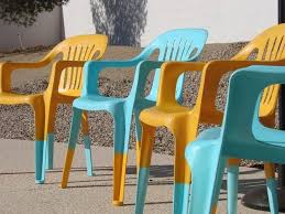 These Old Chairs With A New Look Backyard Furniture Painting Plastic Chairs Old Chairs