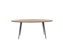 Ab 614,49 € paulson vigo spider 160x90cm wildeiche (elissxna200) holztisch. Esstisch Dunkler Holzfarbton Schwarz 180 X 90 Cm Oval Ottawa Beliani De