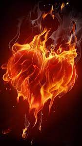 My Iphone Wallpaper The Top Rated Wallpaper I Just Liked Fire Heart Fire Art Airbrush Art