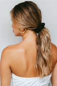 Film Student Scrunchie Black Girly Hairstyles Scrunchies Spice Girls
