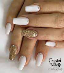 Such as png, jpg, animated gifs, pic art, symbol, blackandwhite, pics, etc. White Gold Nails Gold Nail Designs White Nails With Gold White Acrylic Nails With Glitter