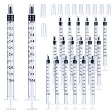 1Ml Cc Sterile Disposable Syringe For Vaccine Injection With 23G/25G Needle
