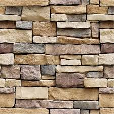 The wallpaper is s challenge to put up because if the alignment of the words. Buy Yancorp 18x120 Stone Brick Wallpaper Stick On Self Adhesive Peel And Stick Backsplash Wall Panel Removable Home Decoration Online In Turkey B07lbvl57h