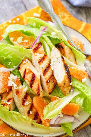 We can't talk about grilled chicken without talking about a barbecue. Grilled Orange Chicken Salad Recipe Quick 30 Minute Chicken Recipe