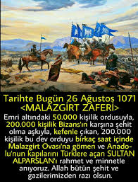 Sultan Muhammed Alparslan 1071 Malazgirt Anadolu Bizans Romandiyojen Turk Selcuklu Devleti Ismetinonu Ataturk Cumhuriyet Zaferbay Tarih Otlar Sultan