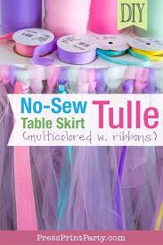 Diy Tulle Skirt Collective Gen Tulle Table Tulle Table Skirt Table Skirt