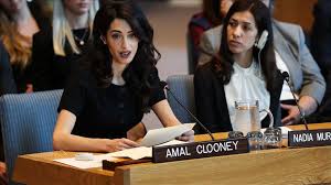 Amal clooney and cindy crawford were spotted on the beach on wednesday, reportedly celebrating amal's husband george clooney's birthday at crawford and her husband rande gerber's malibu. Amal Clooney Prosecute Daesh Terrorists For Rape