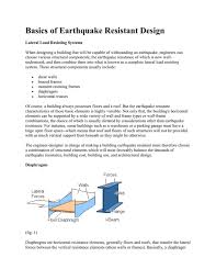 Lateral Load Resisting Systems