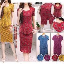Www.topkeren.com baju kemeja hem polkadot wanita. Model Baju Batik Kantor Wanita Gemuk Zommi