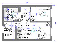 Under the layout tab we have a very basic circuit diagram for a typical small home. Electrical Wiring Wikipedia