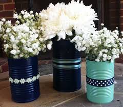 15 Idees De Sublimes Centres De Table A Faire Soi Meme Deco Table Bapteme Idee Deco Bapteme Deco Boite De Conserve