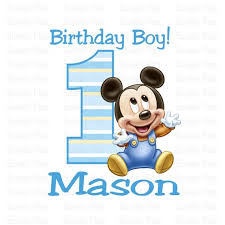 10 Off Sale Printable Baby Mickey Mouse 1st By Periwinklepapery Mickey Mouse 1st Birthday Mickey Birthday Baby Mickey