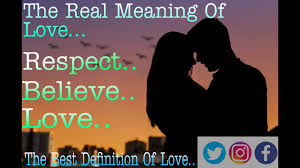 Dating is where two people who are attracted to each other spend time together to see if they also can stand to be around each other most of the time, if this is successful they develop a relationship, although sometimes a relationship develops anyways if the people can't find anybody else to date them, or are very lonely or one person is only attracted to the other and pretends to be in love. The Real Meaning Of Love Best Definition Speech Youtube