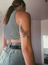 In earlier times of man, various tribes across the world were covered in tribal tattoos as a way to identify each other. Lilac Tattoo Lilac Tattoo Line Tattoo Arm Tattoos