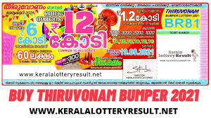 1 day ago · onam 2021: Thiruvonam Bumper Lottery 2021 Onam Bumper Prize Structure Br 81 19 09 21 Kerala New Bumper Live Kerala Lottery Today Result 20 8 2021 Nirmal Nr 238 Winners List