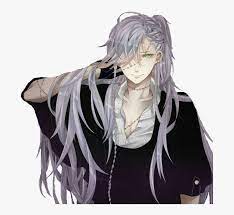 The main rule of long wavy hairstyle for guys is to skip the usage of shampoo as often as possible. Transparent Black Butler Png Anime Guys With Long Silver Hair Png Download Transparent Png Image Pngitem