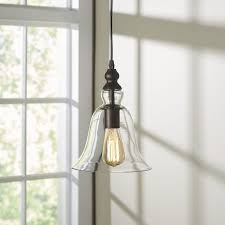 Birch Lane Pendant Lights Bouvet 1 Light Single Bell Pendant In 2019 Kitchen Lighting Pendant Lighting Pendant Light Fixtures Pendants