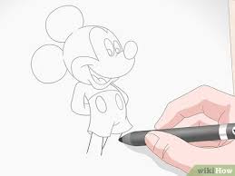 3 Cara Untuk Menggambar Mickey Mouse Wikihow