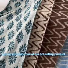 OEM Wicking Anti Bacteria Flower Stretch Organic 80 Cotton 20 Polyester  Jacquard French Terry Towel Fabric for Clothing