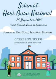 Semoga guru guru terus gemilang mengajar pelajar yg cemerlang.dan terus kepada guru guru smk bandar seri putra.sayab ingin mengucaokan selamat hari guru.saya juga ingin memohon maaf atas segala salah laku yang telah saya lakukan. Selamat Hari Guru Nasional 2018 Sit Citra Az Zahra