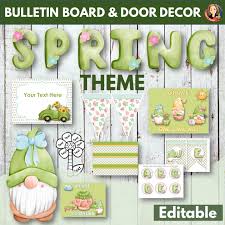 Interactive Spring Bulletin Board