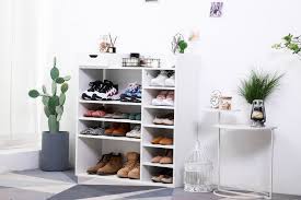 And, entryway benches are a great place to take a breather and slip off your shoes at the end of a long day. Latitude Run Modern Multi Layer Wooden Shoes Racks Entryway Shoes Storage Stand Hallway Shoe Rack Organizer With Drawer Suitable For Small Spaces Space Saving Vertical Storage Shelf White Wayfair