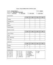 You'll then have a column of perfect blank spots to enter your new and improved grades. Download Report Card Template 01 Report Card Template School Report Card Report Card
