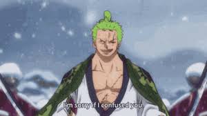 Cool que gran dibujo de luffy y zoro como samurais en wano es asombroso y increible es un gran trabajo luis te felicito mucho. One Piece Zoro Gif One Piece Zoro Roronoa Zoro Discover Share Gifs