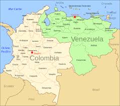 At thursday 17th june 2021. File Colombia Venezuela Map Svg Wikimedia Commons