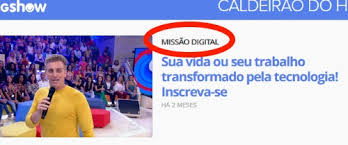 Confira os bastidores em vídeo exclusivo! Como Participar Da Missao Digital Caldeirao Do Huck Magazine Luiza 2018 Quero Mais Dicas