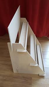 Display Stand 3 Shelf Designed To Hold 6 Ikea Style Box Etsy Collapsible Furniture Diy Storage Craft Booth