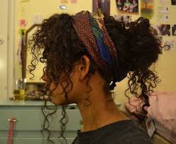 Head Wrap Hair Wrap Scarf Hairstyles Mixed Hair Curly Hair Styles