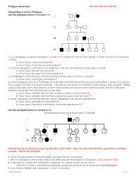 Key more related with pedigree practice worksheet answer key : Pedigree Worksheet