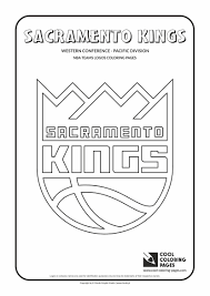 Cool Coloring Pages Nba Basketball Clubs Logos Western Conference Pacific Cool Coloring Pages Nba Basketball Nba Basketball Teams