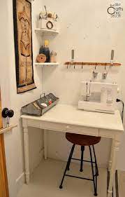 This small space sewing room is to die for. Craft Room Ideas For A Small Space Rustic Crafts Chic Decor