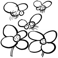 Colección de mei694 • última actualización: Dibujos Infantiles De Abejas Y Flores Para Imprimir Y Colorear