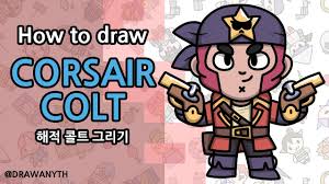 Pilsbury cookies for decirating : How To Draw Corsair Colt Brawl Stars New Skin Youtube