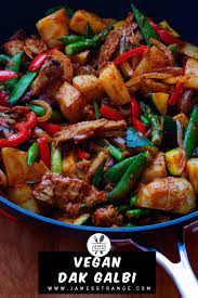 Vegan Dak Galbi Recipe James Strange Recipe Asian Stir Fry Recipe Recipes Vegetarian Vegan Recipes