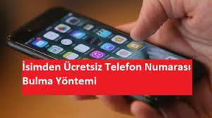 Isimden Ucretsiz Telefon Numarasi Bulma Yontemi Detayli Sorgulama Telefonlar Ogrenme