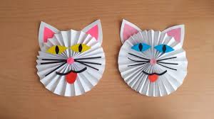 Kagittan Basit Kedi Yapimi Cocuklar Icin Kolay El Becerileri How To Make Paper Easy Cat Youtube