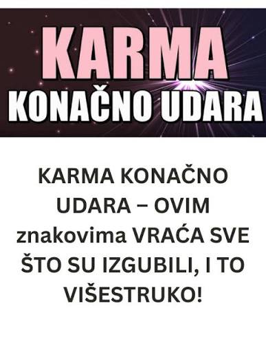 👇 POGLEDAJ U KOMENTARU 👇 KARMA KONAČNO UDARA – OVIM znakovima VRAĆA SVE  ŠTO SU IZGUBILI, I TO VIŠESTRUKO!