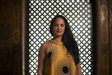 Noʻu Revilla in The Green Room at the Hui No'eau